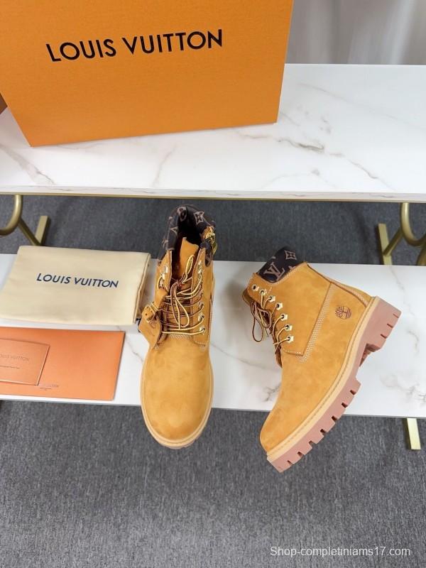 Timberland 6-Inch Monogram Ankle Boots Waterproof Suede Collaboration - LY00380