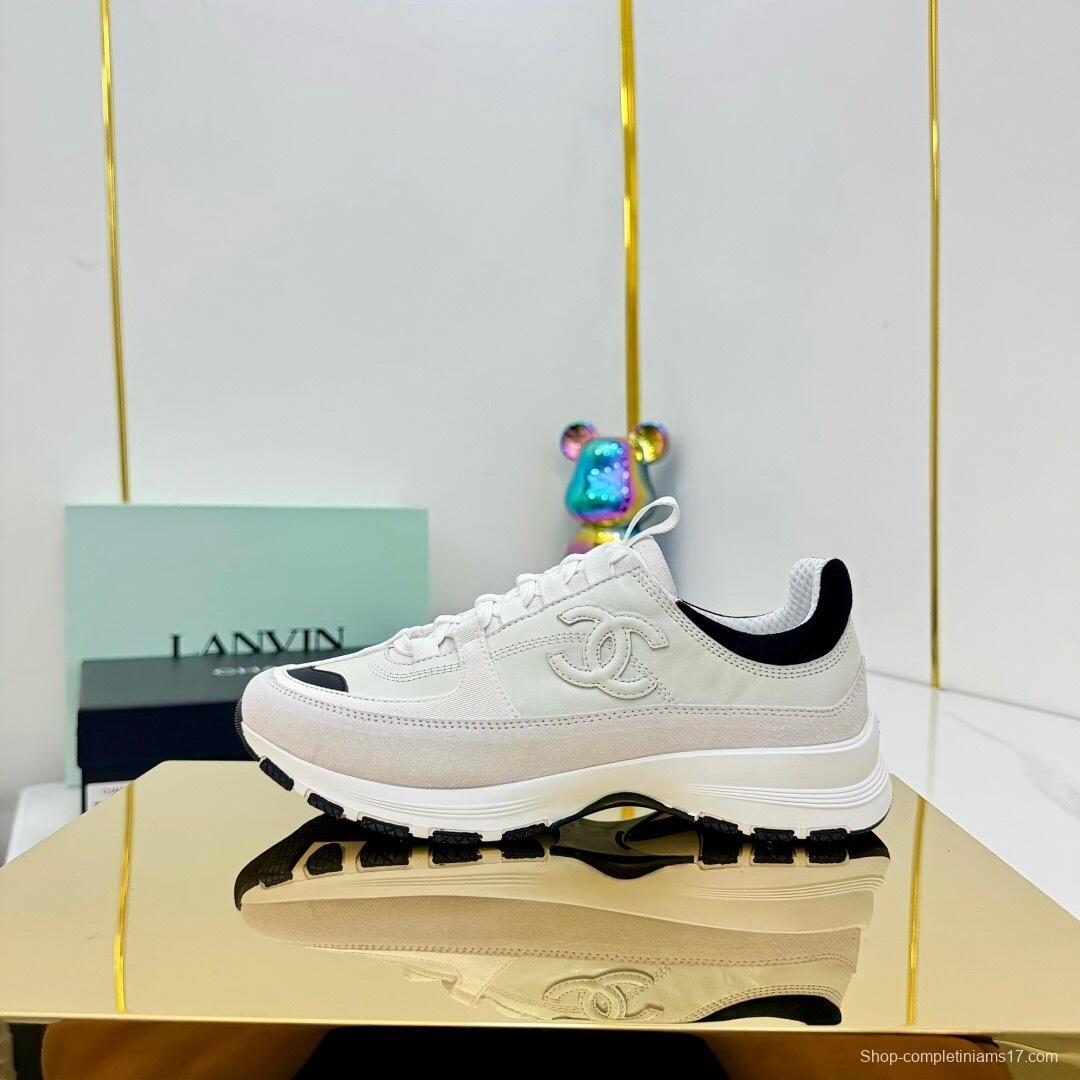 Chanel 2025 SS Thick Sole Casual Sneakers - LY00310