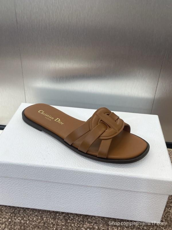 Dior D-Club Jelly Color Hollow Layered Cross Strap Women Sandals - KFY00280