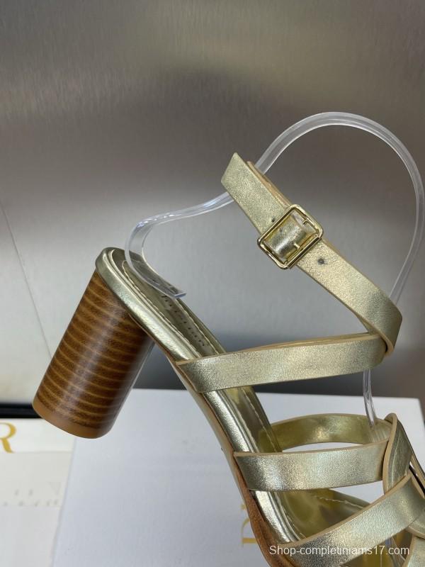 Dior D-Club Jelly Color Hollow Layered Cross Strap High Heel Women Shoes - KFY00290