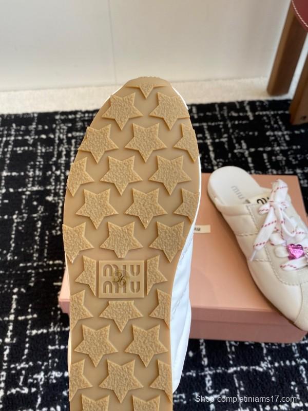 MiuMiu 2025 SS Early Spring Slip-On Trainer Loafer - KFY00295