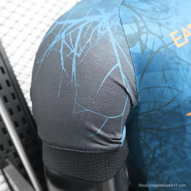 Player Version 25/26 Napoli Halloween Blue Jersey-Glow In Dark