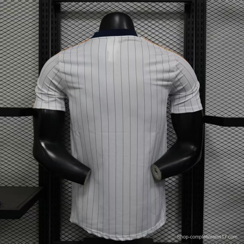 Player Version 25/26 AS Roma White Adidas Original Casual Jersey