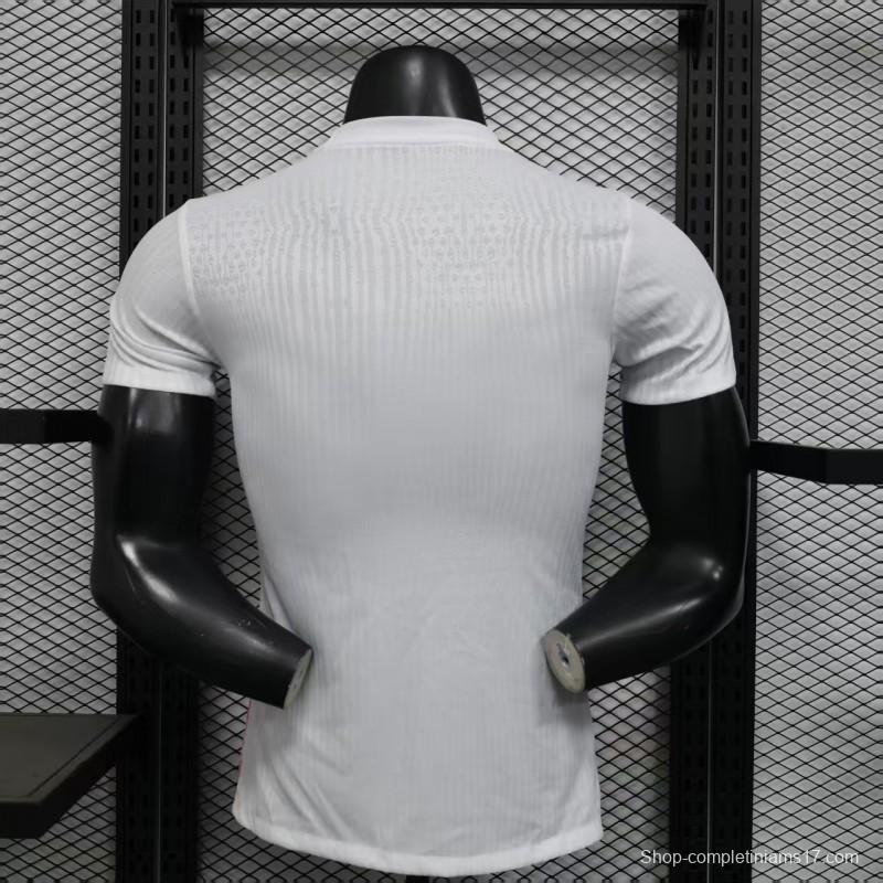 Player Version 2026 Brazil Special Edition White with Christ the Redeemer Pink Pattern Jersey