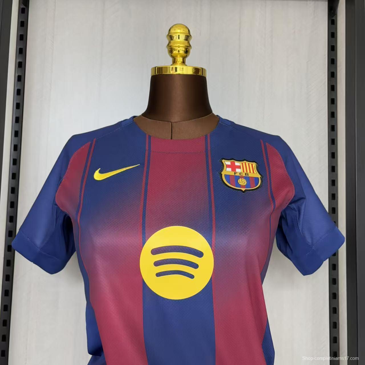 25/26 Women Barcelona Home Jersey