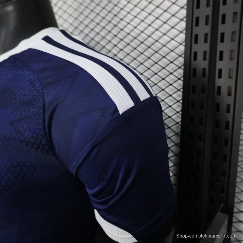 2026 Player Version  Scotland Home Navy Blue  Jersey