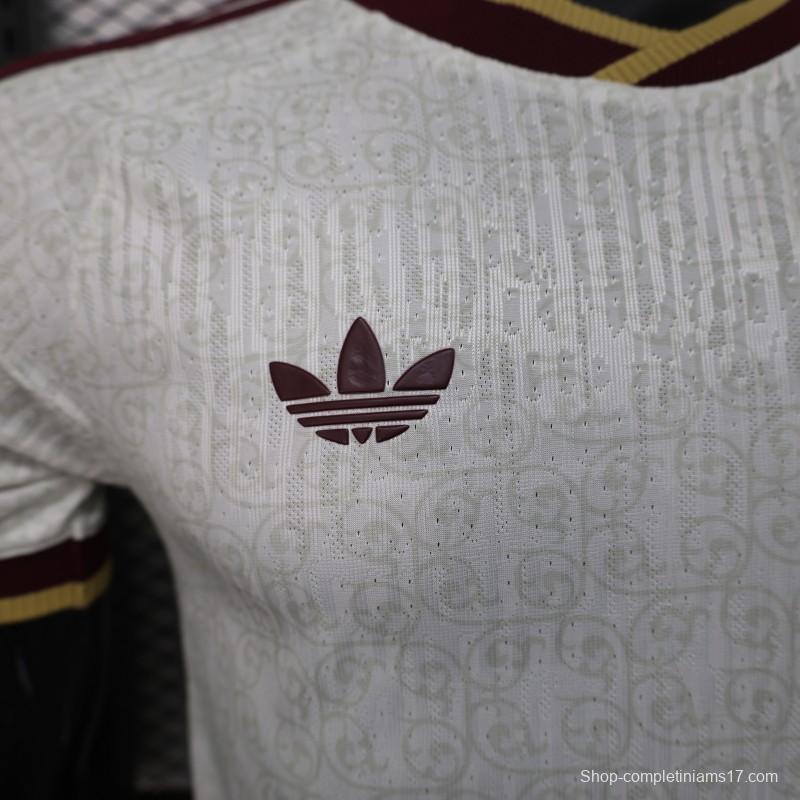 2026 Player Version  Spain Away Off-White Jersey