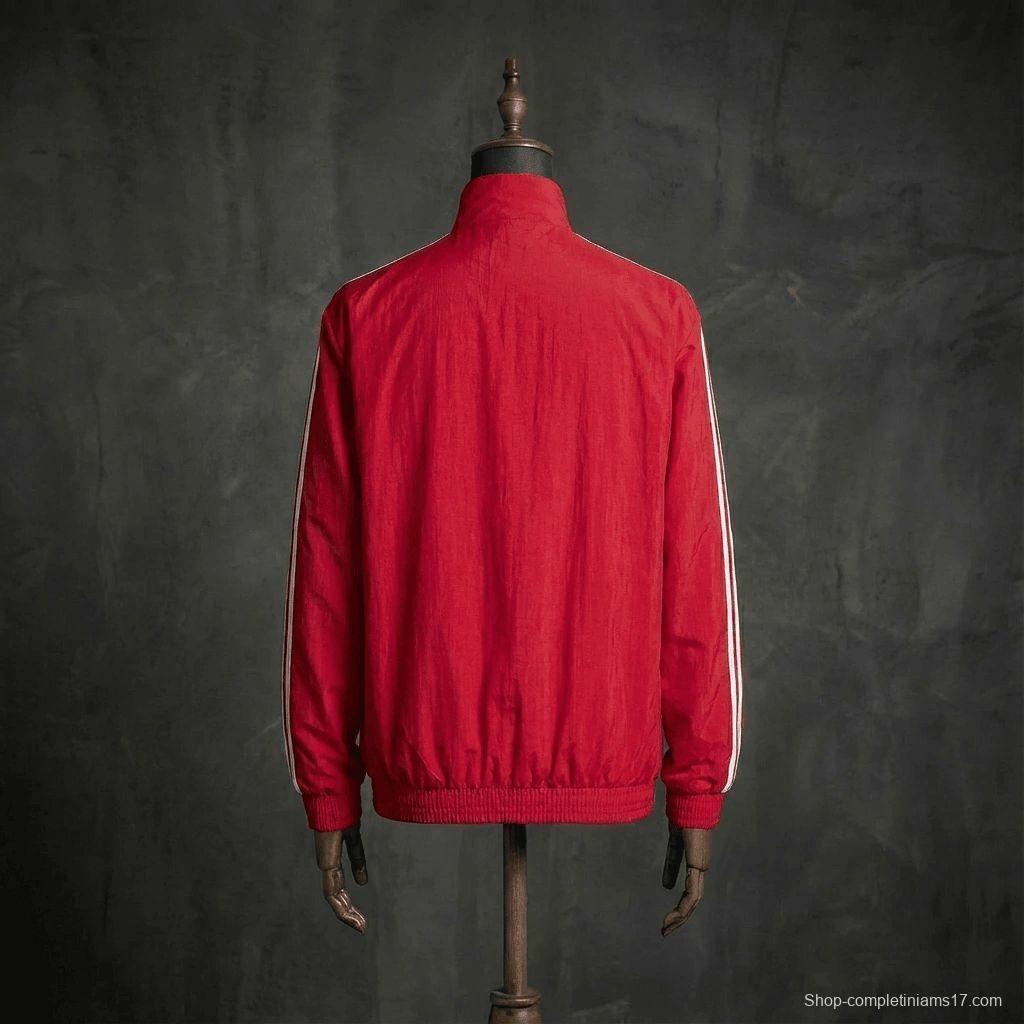 2026 Liverpool Red And White Reversible Full Zipper Jacket