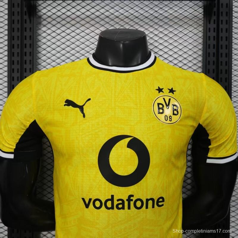 25/26 Player Version Borussia Dortmund Yellow with Black Trim Jersey