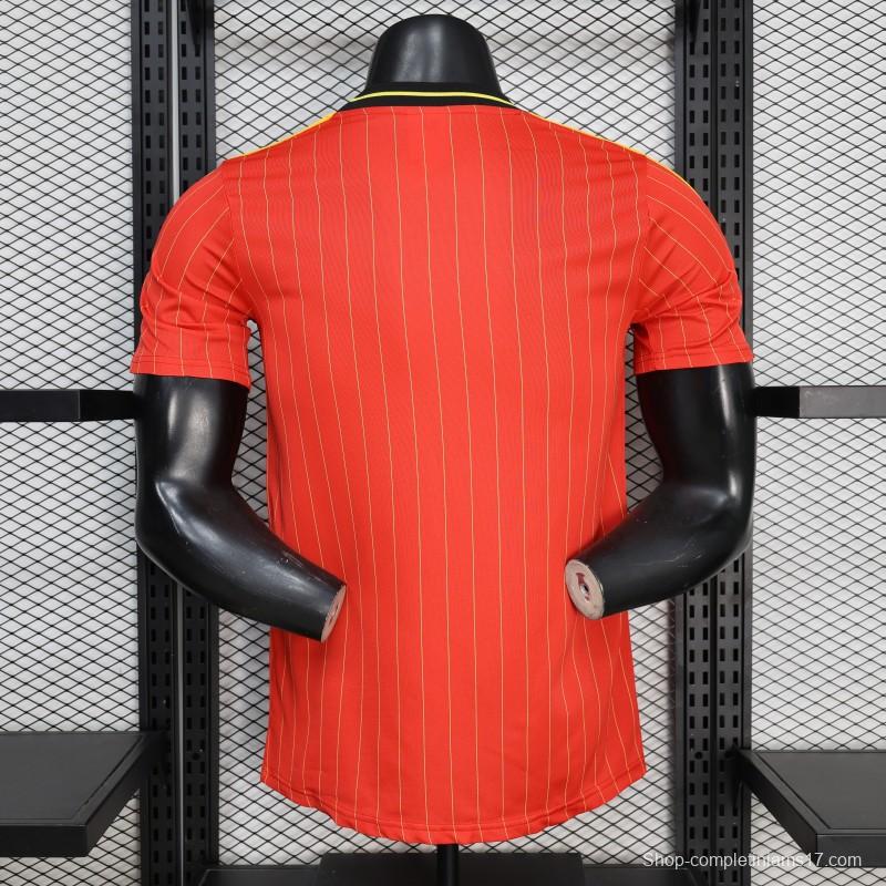 Player Version 2026 Belgium Red Terrace Icons White Jersey