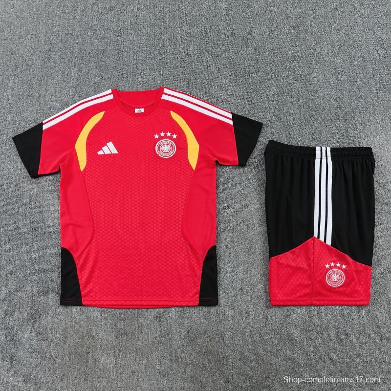 26/27  Germany Red Short Sleeve+Soccer Shorts