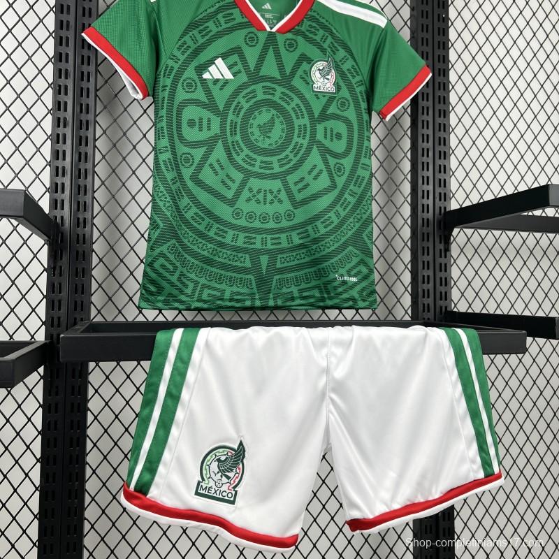 2026 Kids Mexico World Cup Home Kit