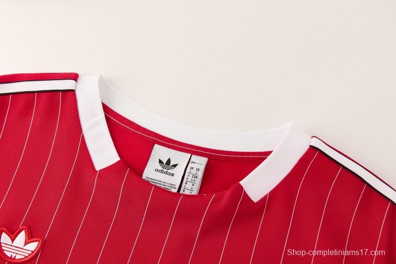 26/27  Manchester United Red Short Sleeve+Soccer Shorts