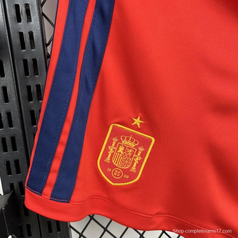 2026 Mens Spain World Cup Home Shorts