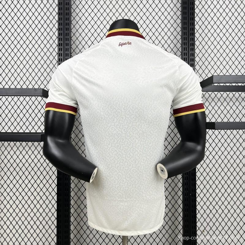 2026 Player Version Mens Spain World Cup Away Jersey