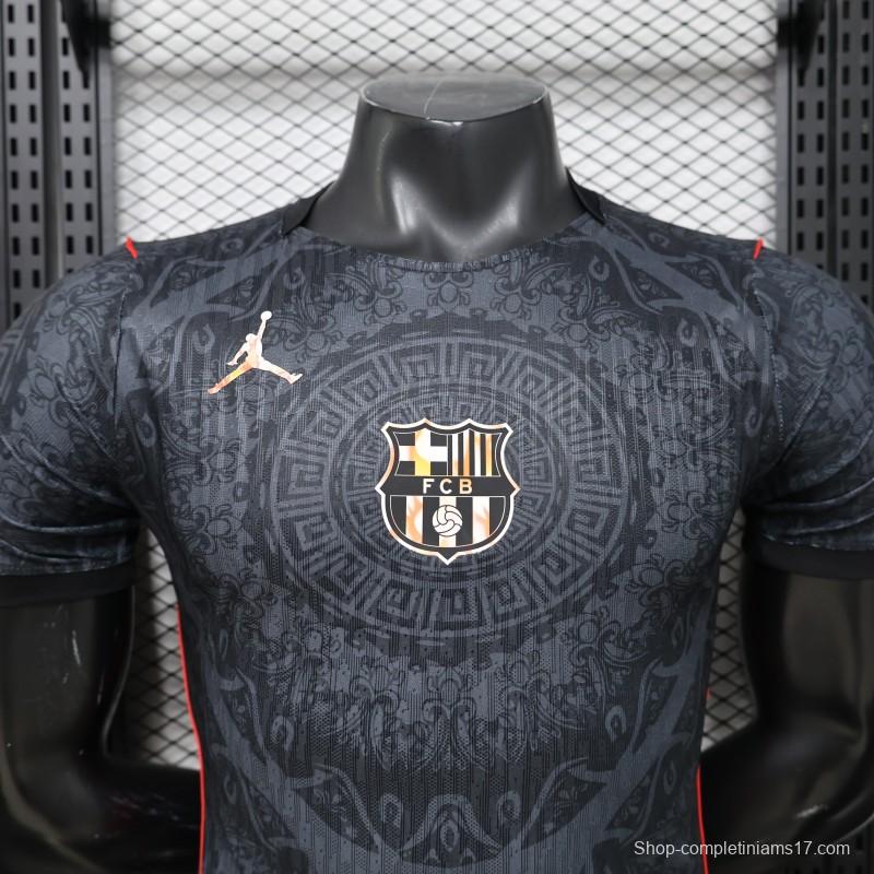 Player Version 26/27 FC Barcelona Dark Black & Red Special Edition Jersey