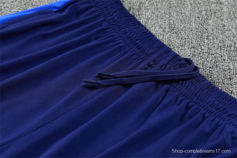 2026 Inter Milan Royal Blue Half  Zipper Jacket Tracksuit + Long Pants (Nike)