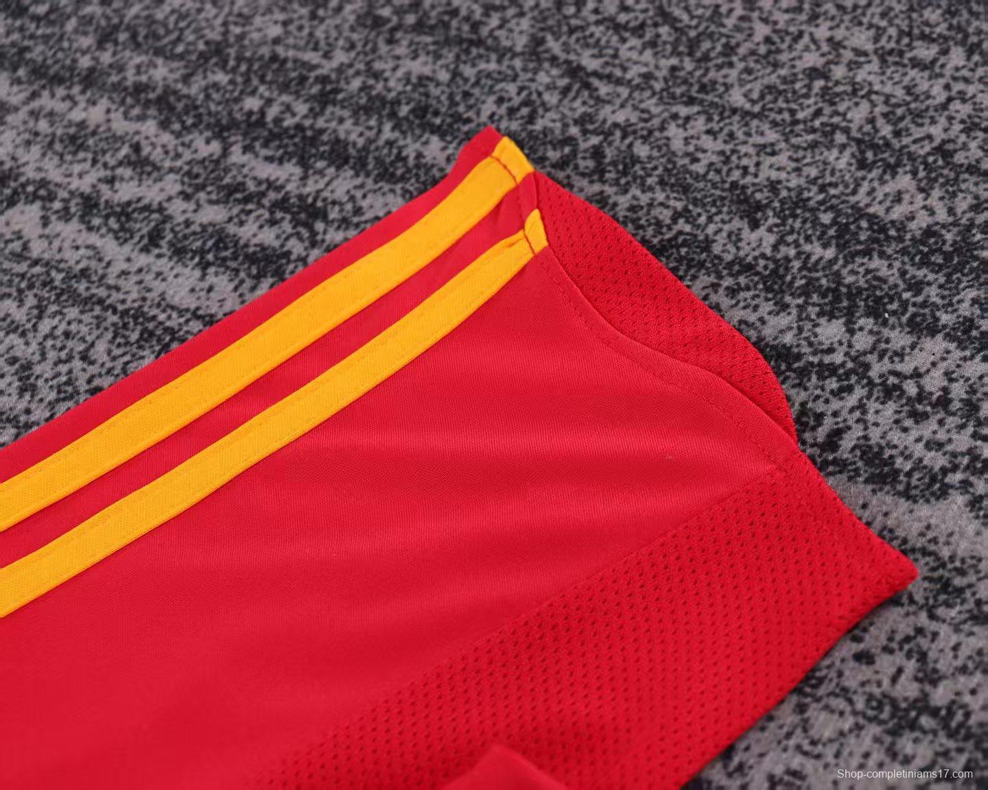 Retro Kids 2008 Spain Home Jersey