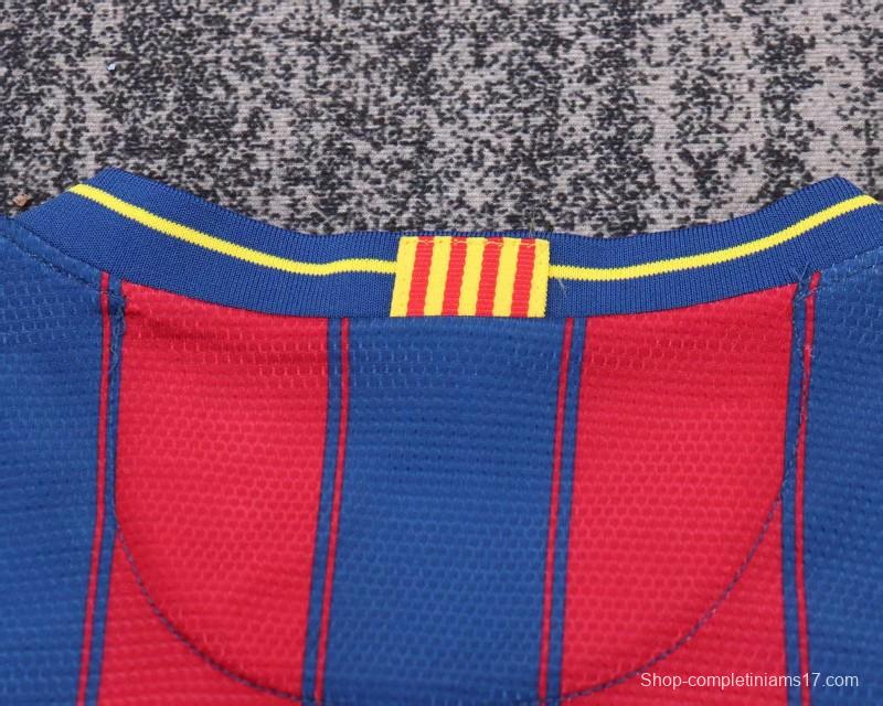 Retro Kids 09/10 FC Barcelona Home Jersey