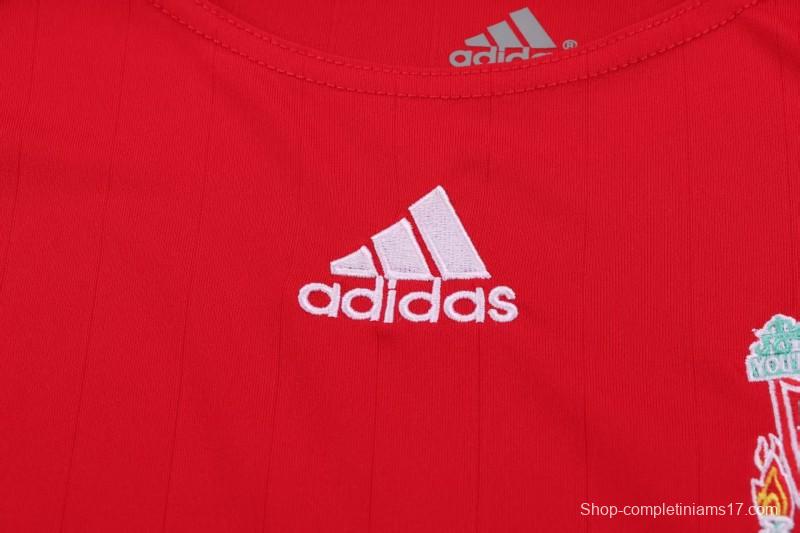 Retro Kids 06/08 Liverpool Red Home Jersey