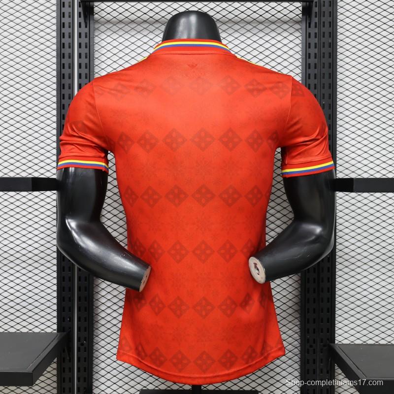 Player Version 2026 Colombia Special Edition  Away Red Jersey