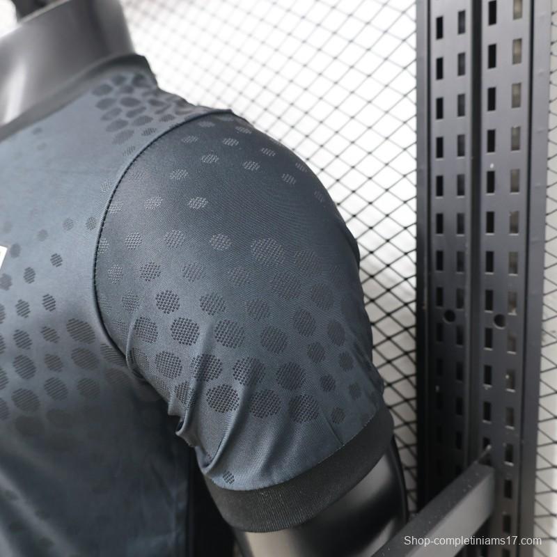 Player Version 2026 South Korea Dark Grey with Tonal Dot Allover Print Away Jersey