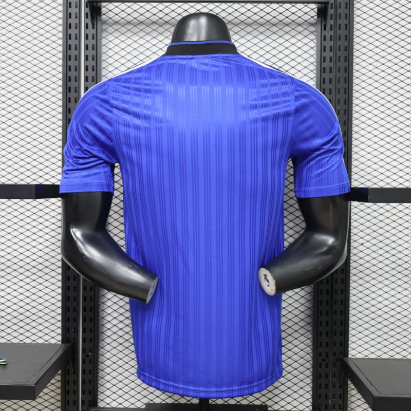 Player Version 2026 Adidas Originals Retro Style Royal Blue Stripe Football Jersey