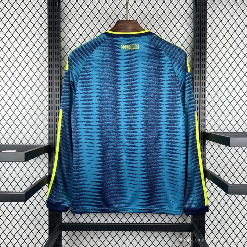 2026 Mens Colombia World Cup Away Long Sleeve Jersey