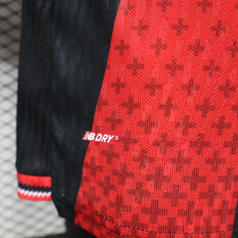 Player Version 26/27 Bayer Leverkusen Home Black Red Jersey