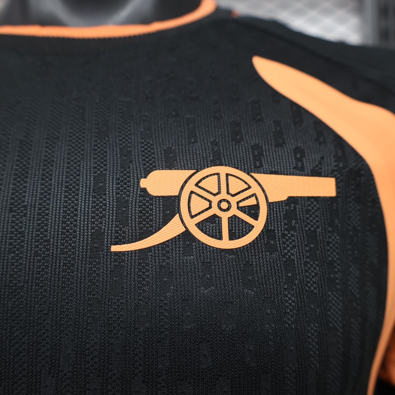 Player Version 26/27 Arsenal Training Black Orange Jersey
