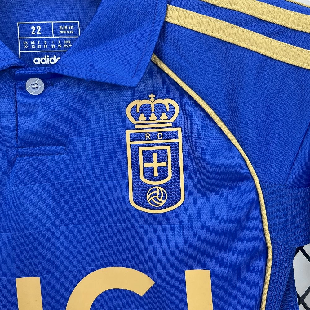 25/26 Kids Real Oviedo Home Jersey