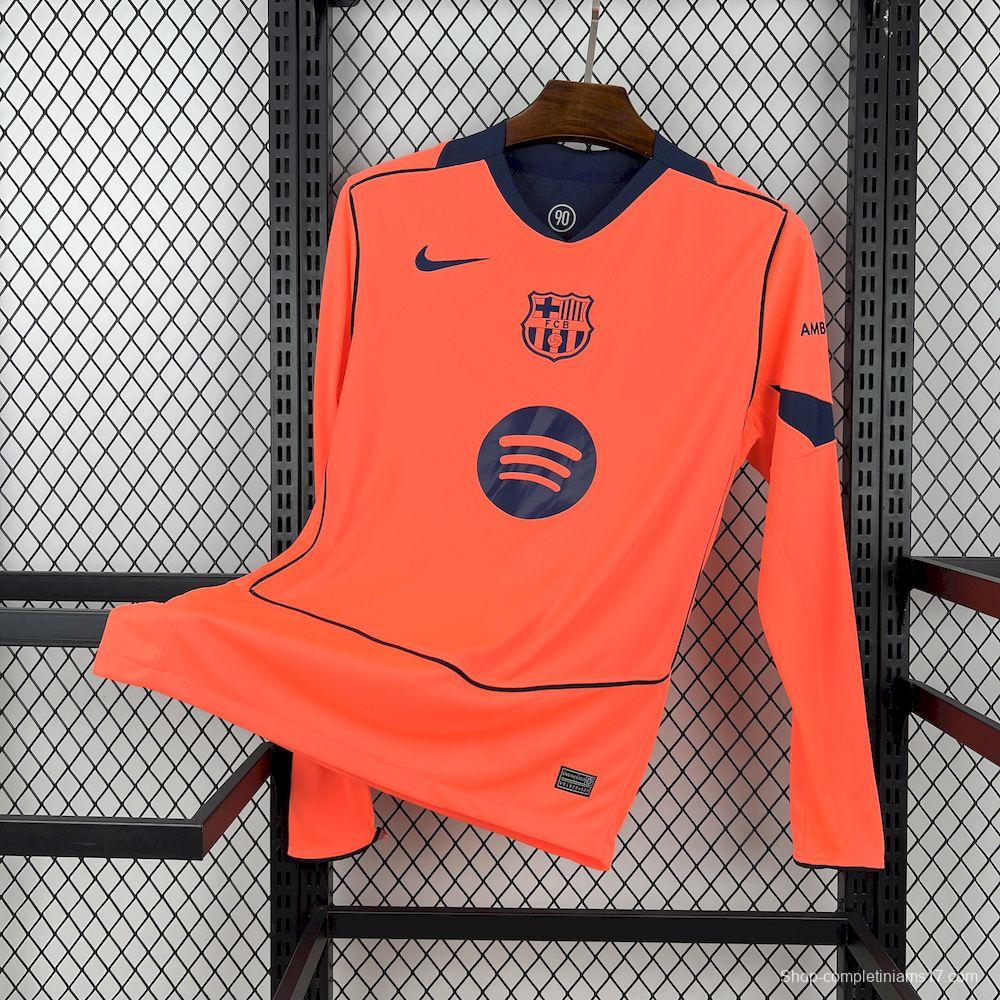 2025/26 Mens Barcelona Third Long Sleeve Jersey