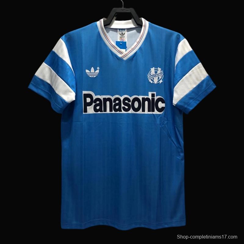 Retro 90/91 Olympique Marseille Away Soccer Jersey