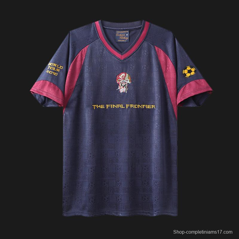 Retro 2010 West Ham United x Iron Maiden Home Jersey