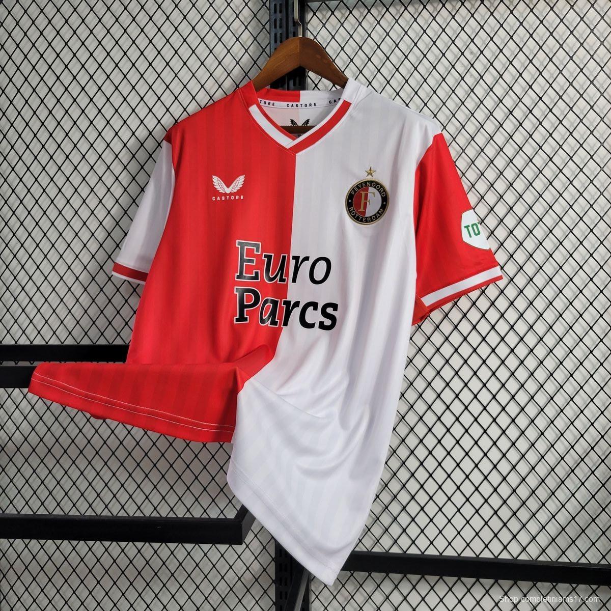 23/24 Feyenoord Rotterdam Home Jersey