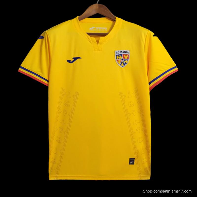 2023 Romania Home Jersey