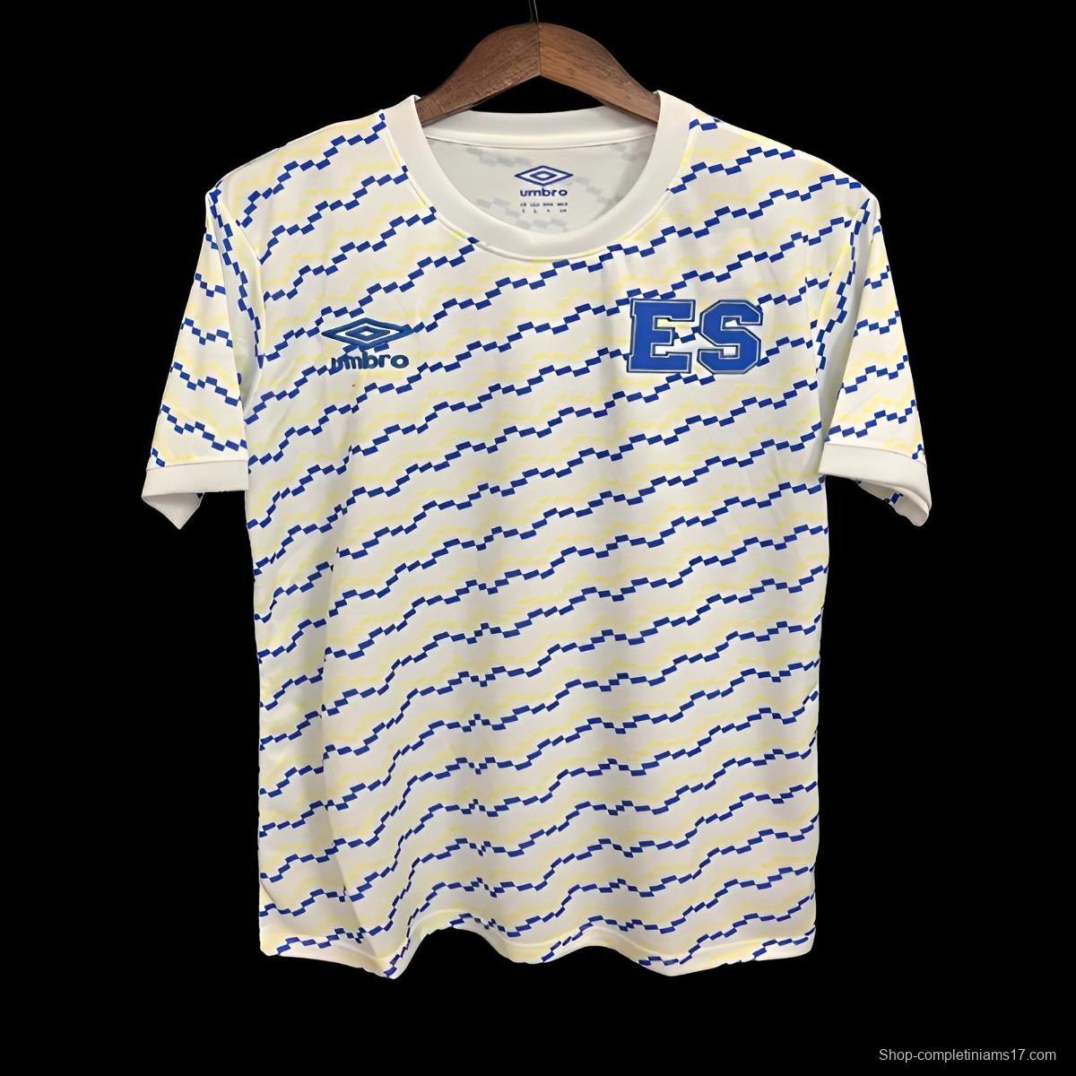 2023 EL Salvador Pre-Match White Jersey