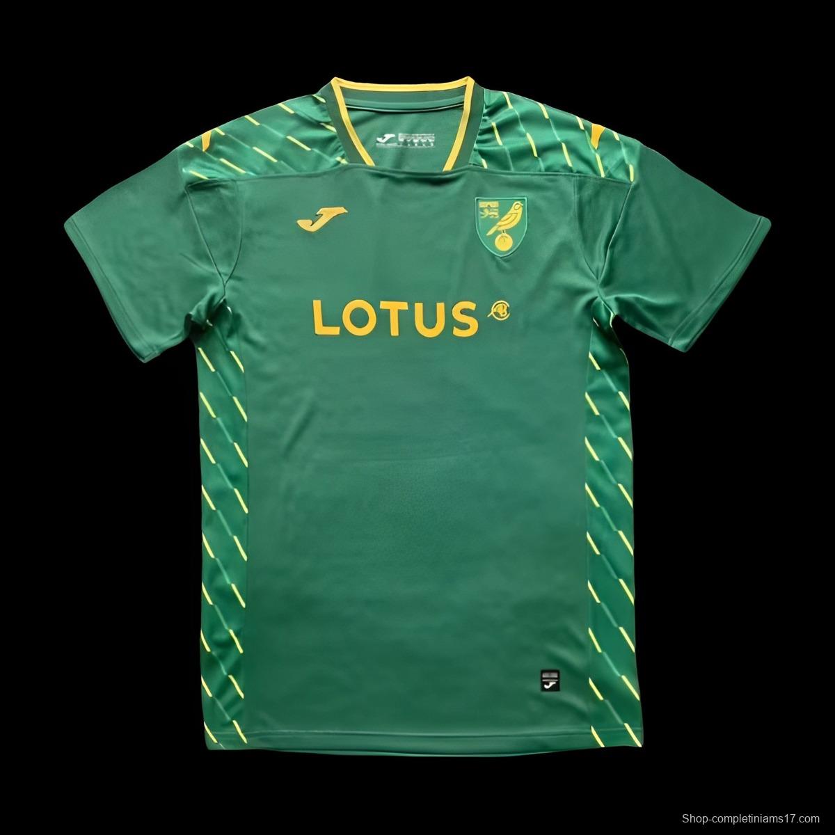 23/24 Norwich City Away Green Jersey