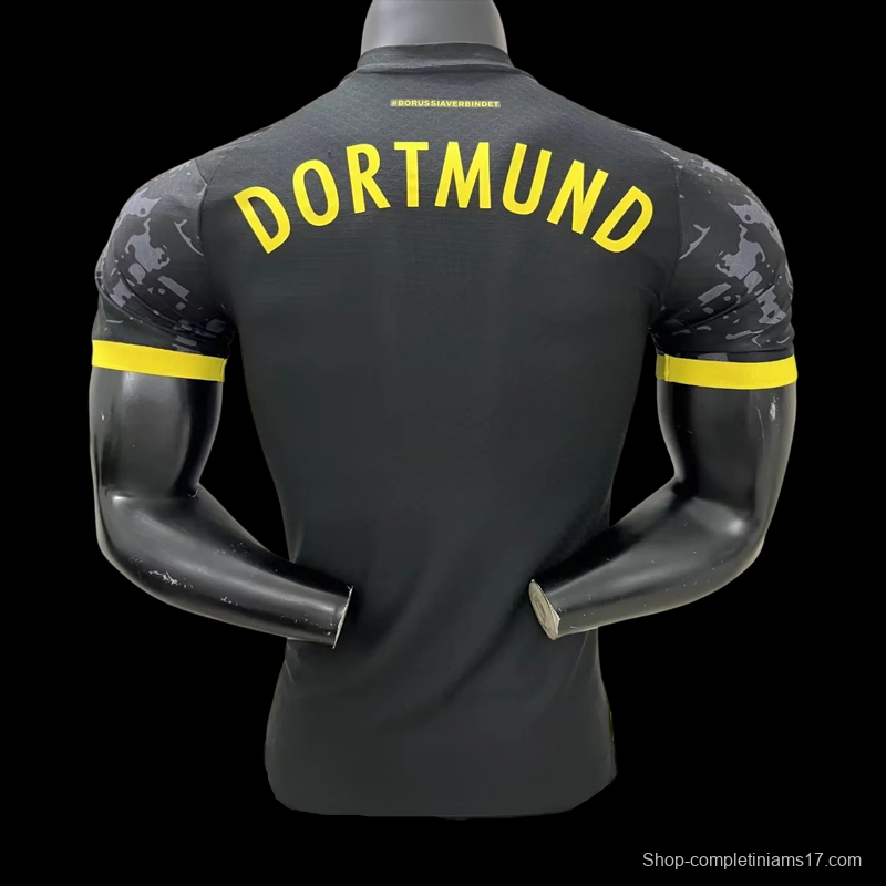 Player Version 23/24 Borussia Dortmund Away Black Jersey