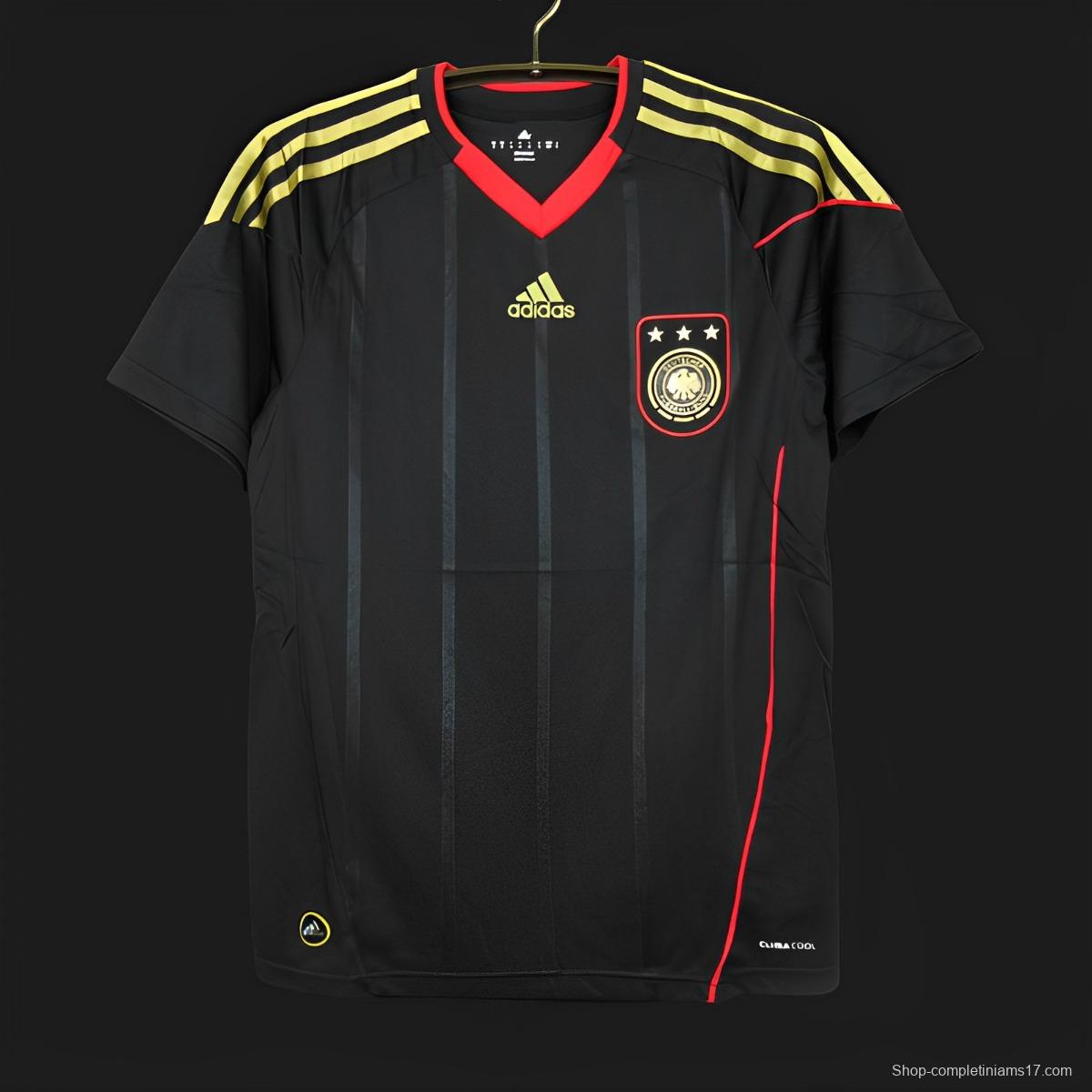 Retro 2010 Germany Away Black Jersey