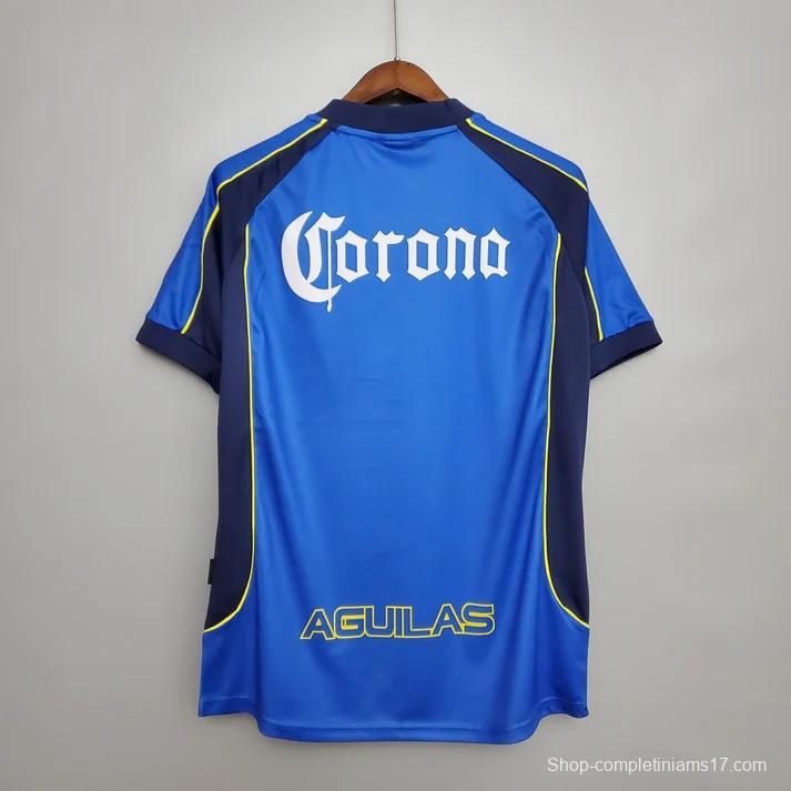 Retro 01/02 Club America Away Blue Jersey