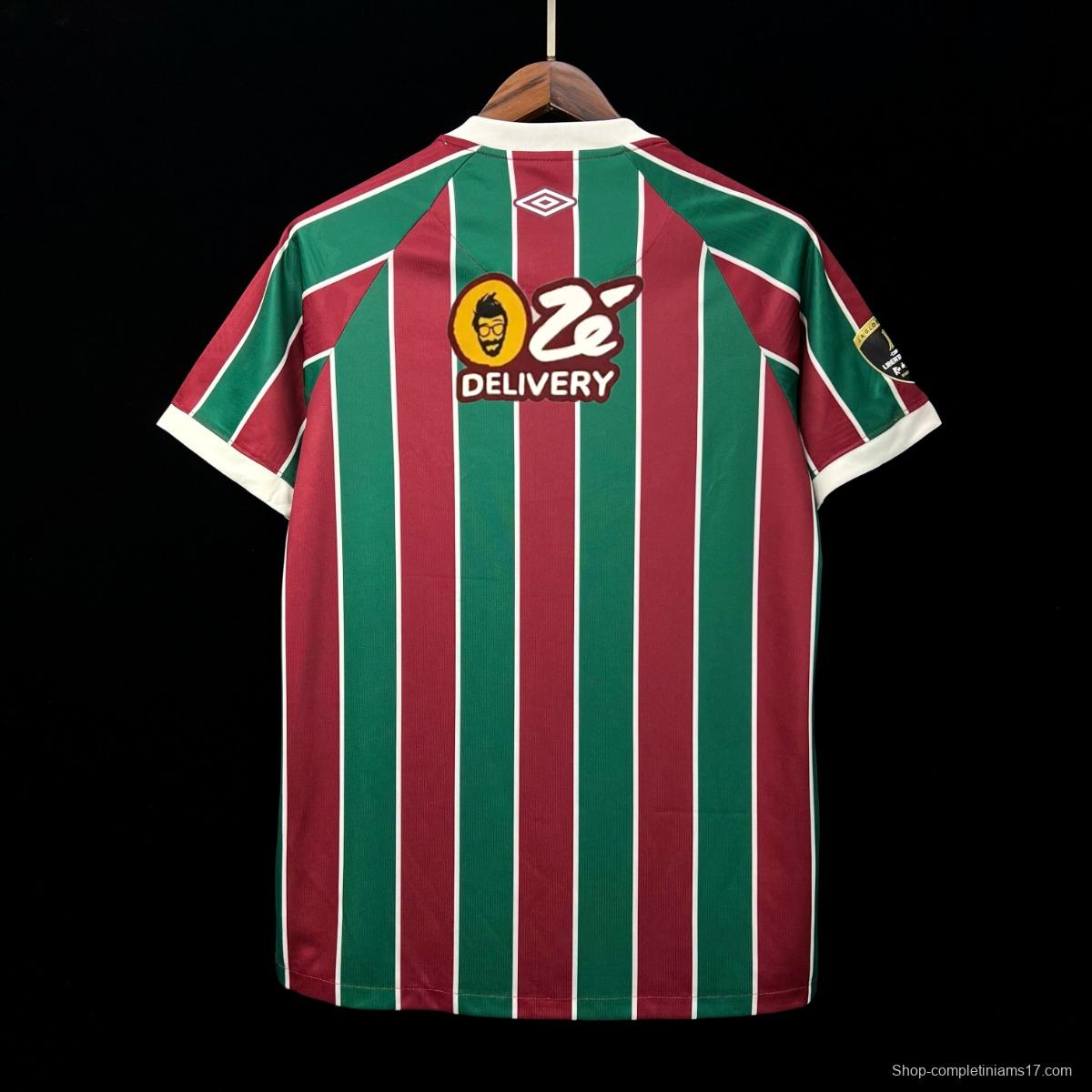 23/24 Fluminense Home Final Match Jersey With All Sponsors And Patch