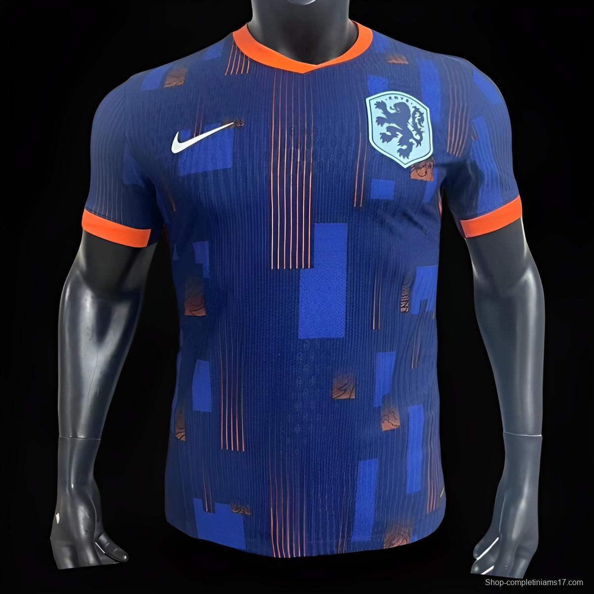 Player Version 2024 Netherlands Away Jersey