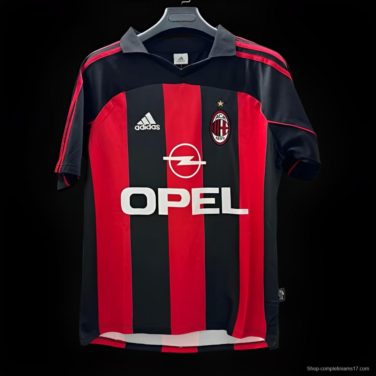 Retro 01/02 AC Milan Home Jersey