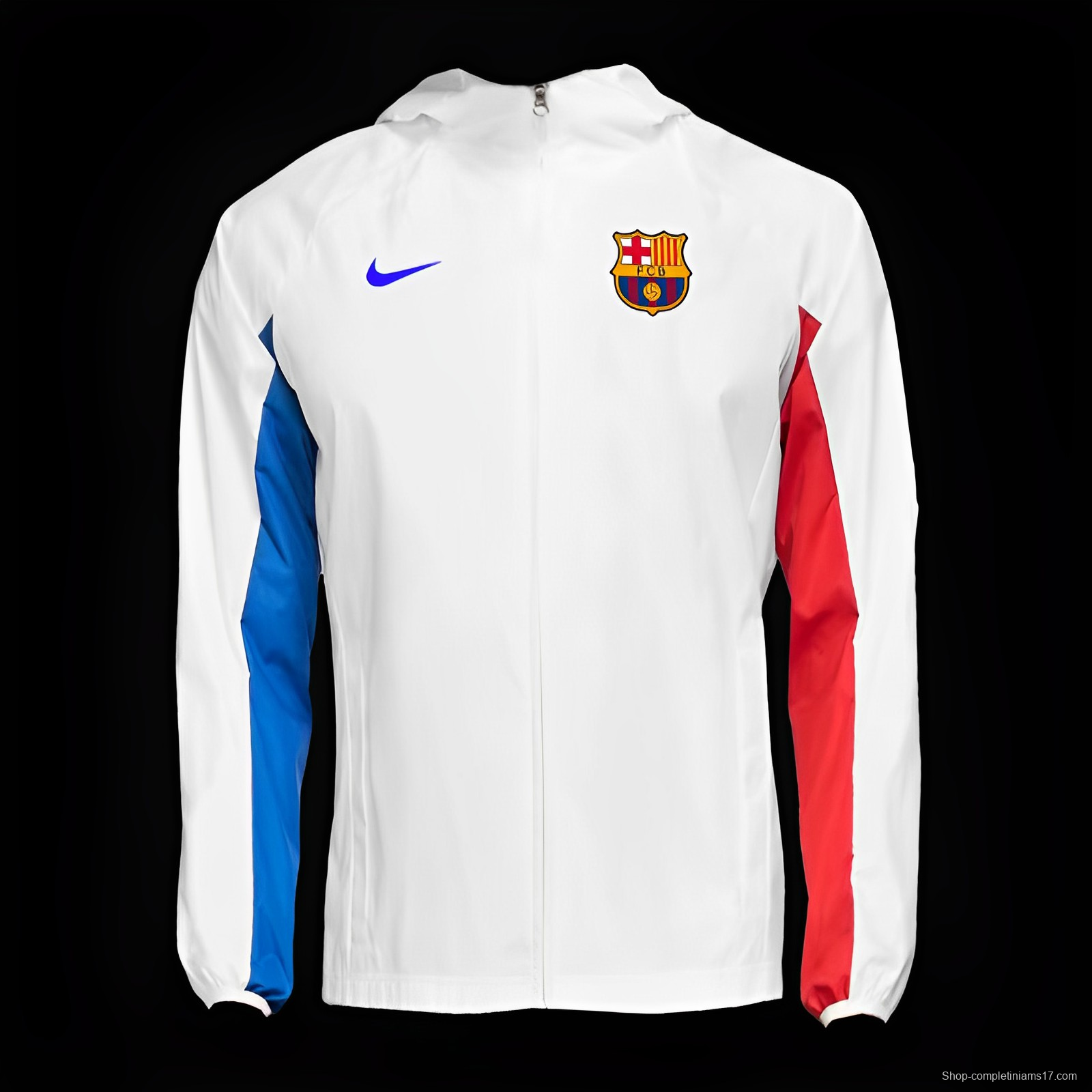 23/24 Barcelona White Windbreaker