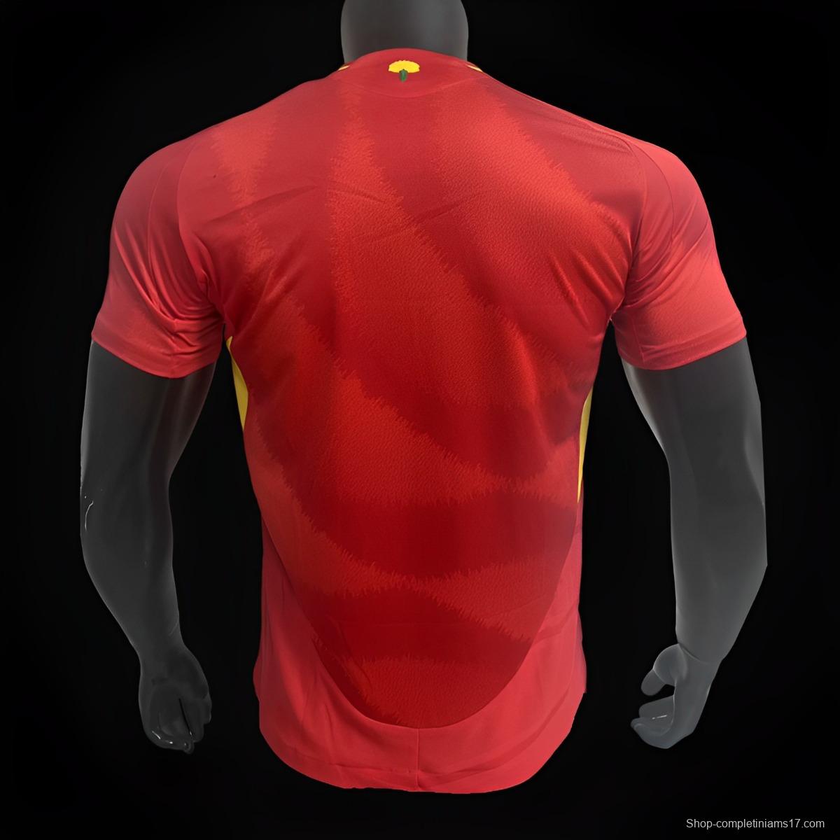 Player Version 2024 Spain Home Jersey