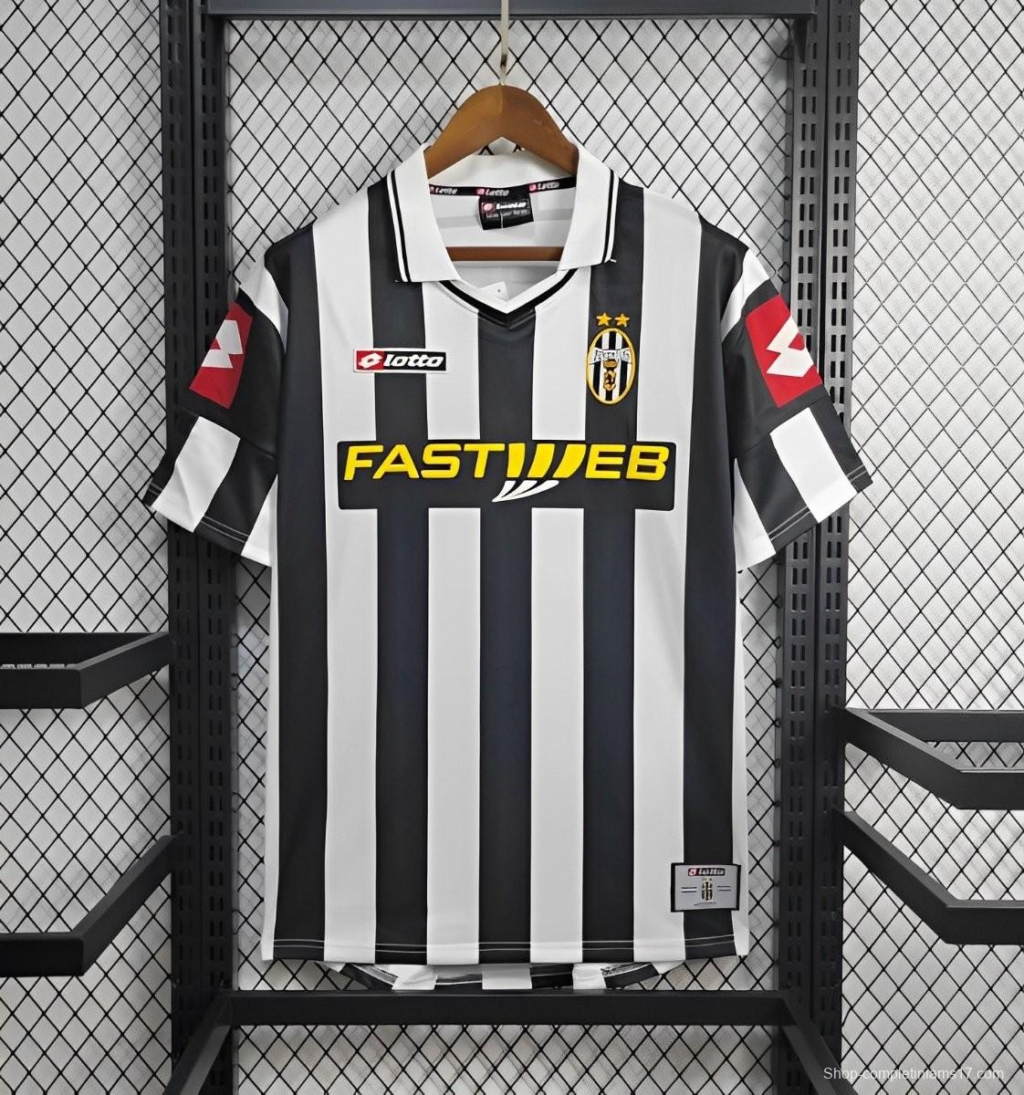 Retro 01/02 Juventus Home Jersey