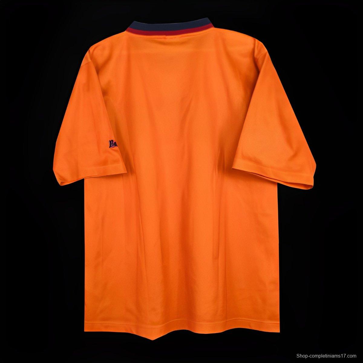 Retro 99/00 Barcelona Third Orange Jersey