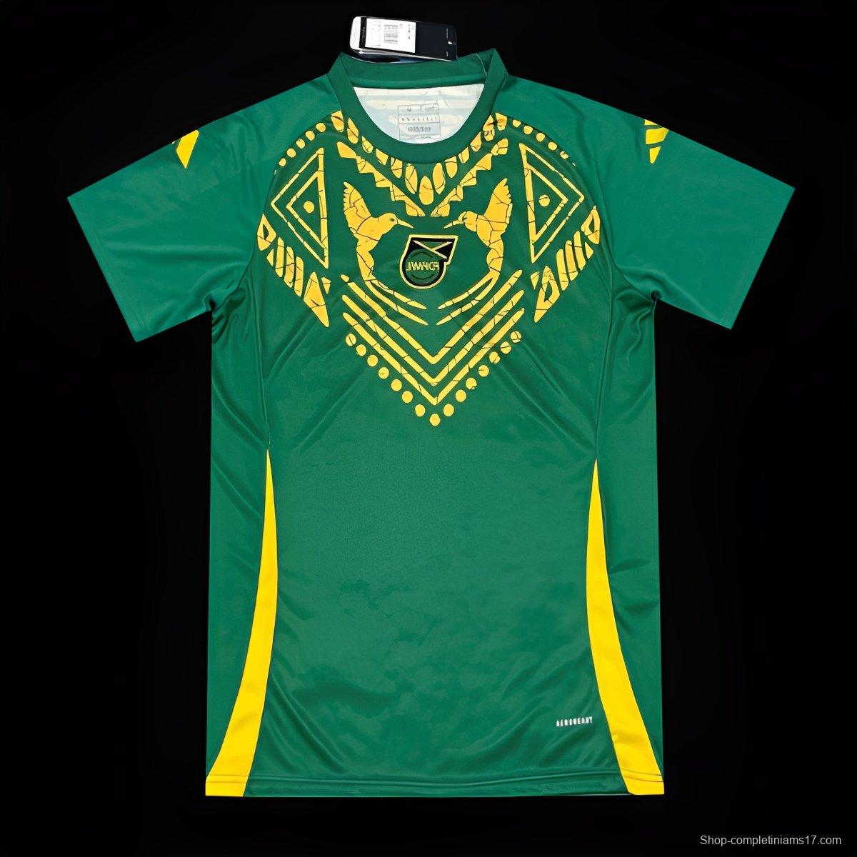 2024 Jamaica Green Pre-Match Jersey