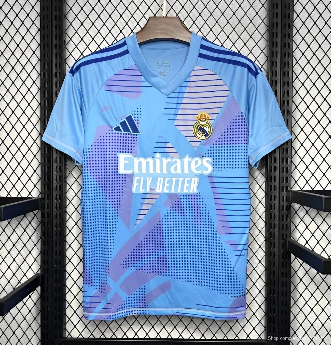 24/25 Real Madrid Goalkeeper Blue Jersey